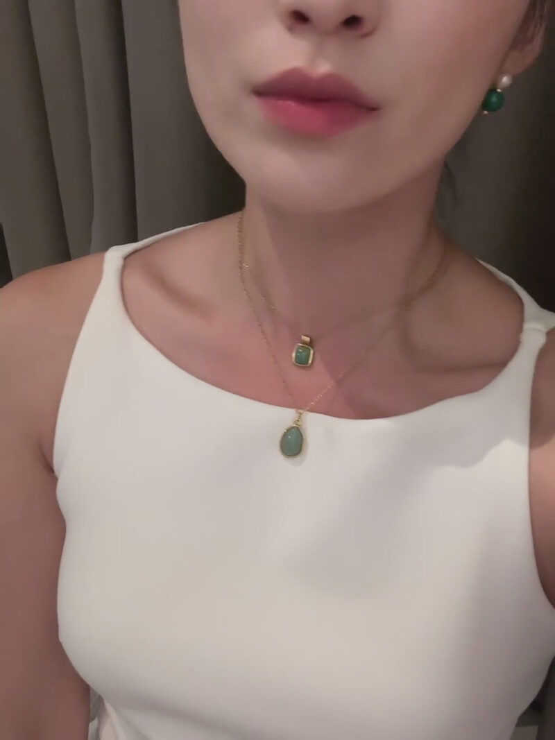 Puzzle — Jade Stone Pendant Necklace - Image 6