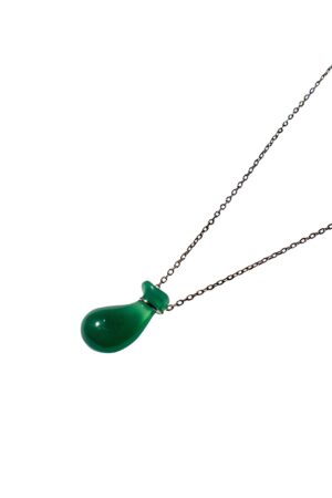 Fudai — Green Jade Stone Pendant Necklace