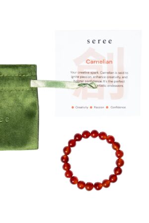 Manifest Collection | Confidence — Red Crystal Beaded Bracelet