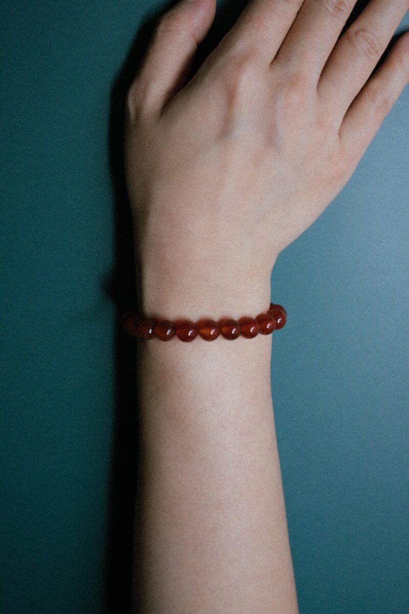 Manifest Collection | Confidence — Red Crystal Beaded Bracelet - Image 2