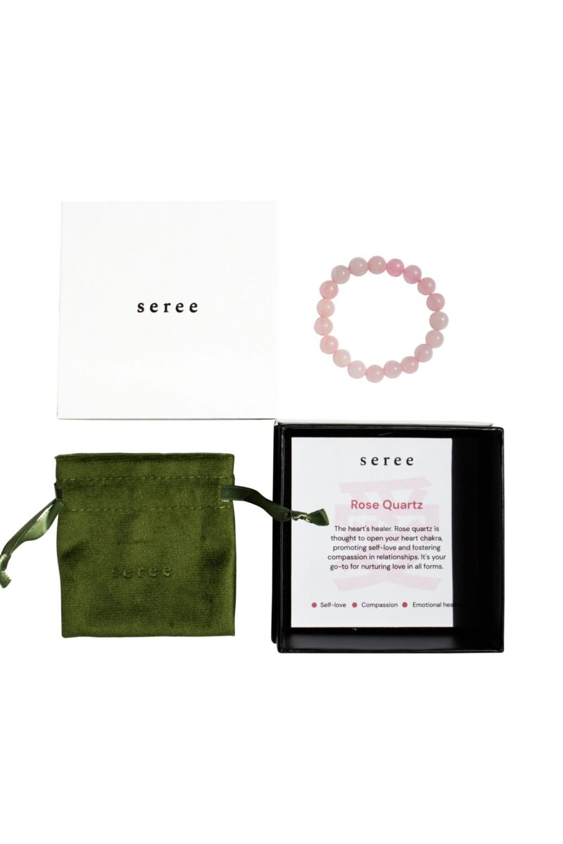 Manifest Collection | Love — Pink Crystal Beaded Bracelet - Image 5