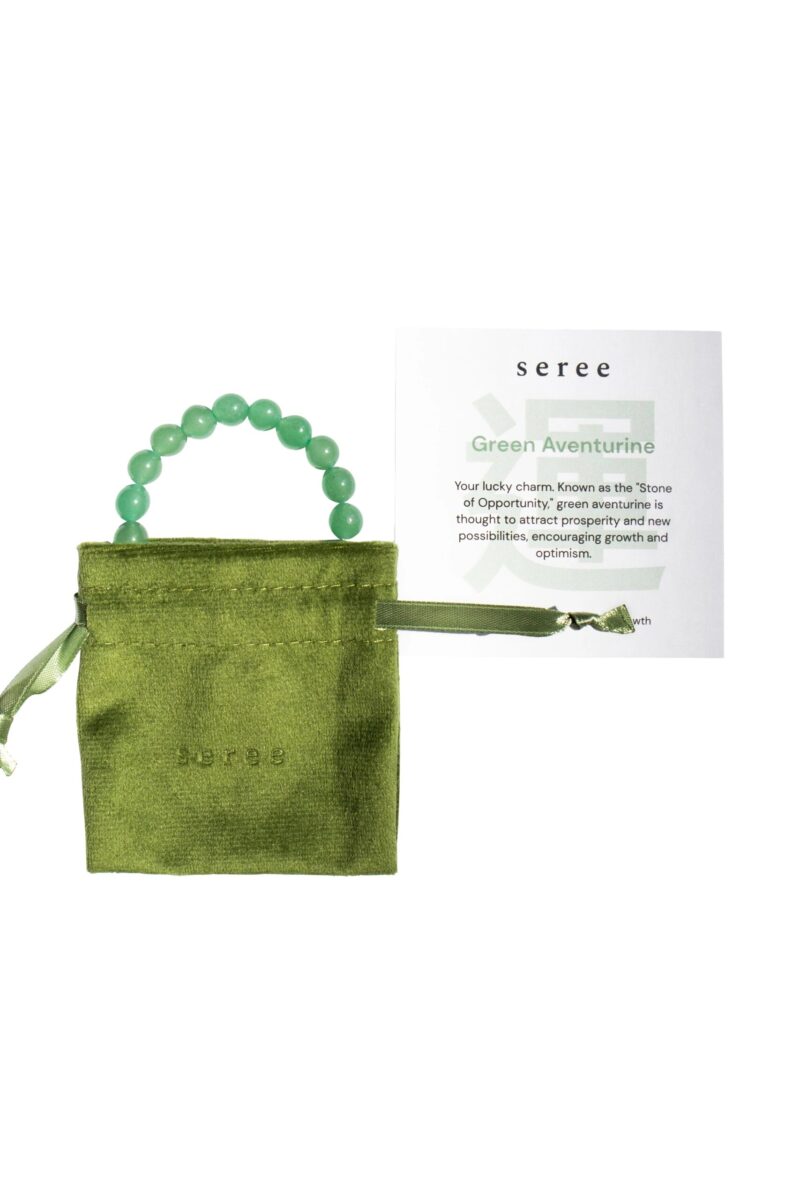 Manifest Collection | Luck — Green Crystal Beaded Bracelet - Image 3