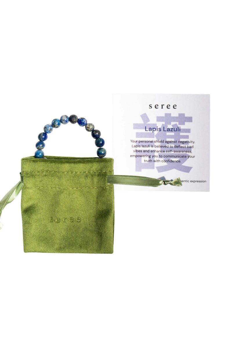 Manifest Collection | Protection — Blue Crystal Beaded Bracelet - Image 3