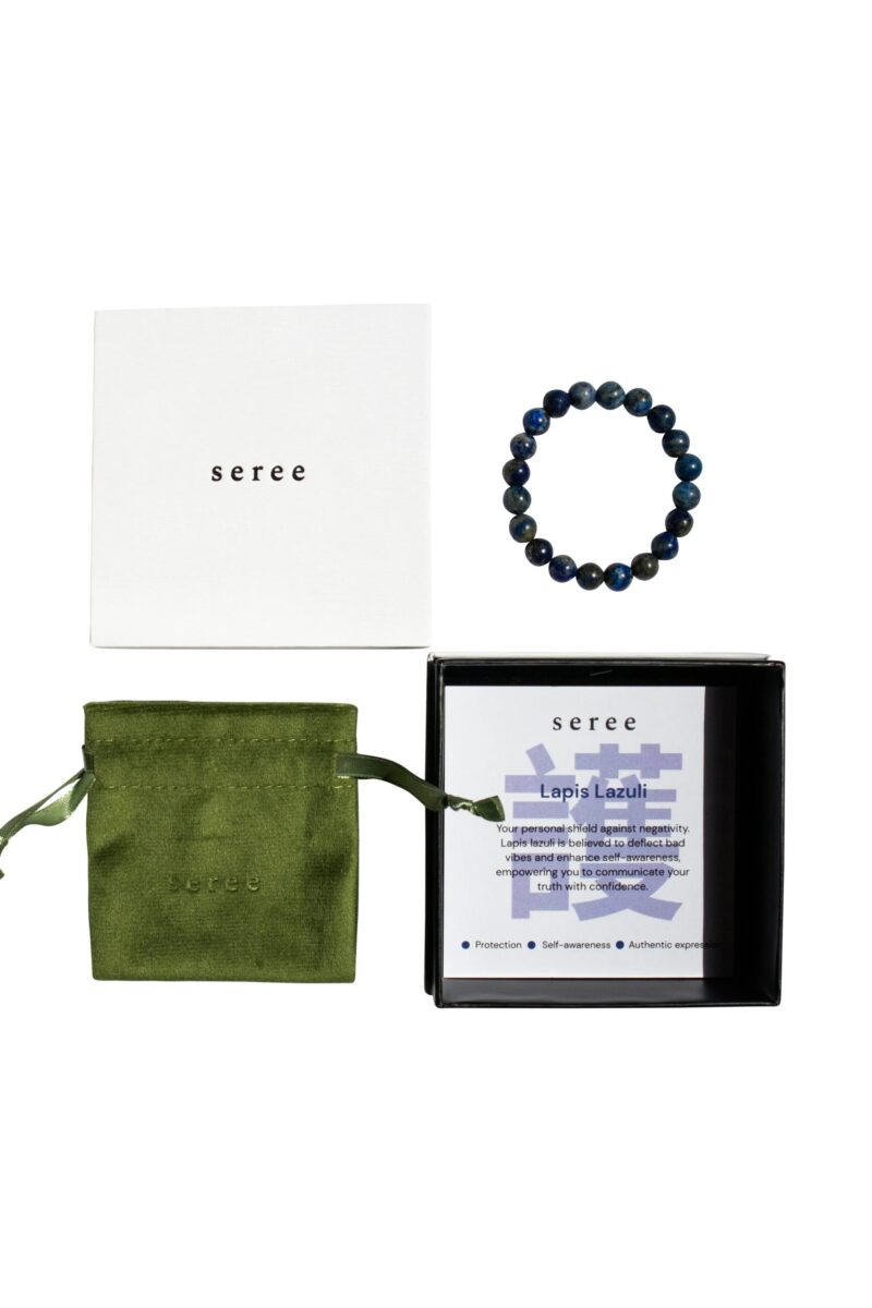 Manifest Collection | Protection — Blue Crystal Beaded Bracelet - Image 5