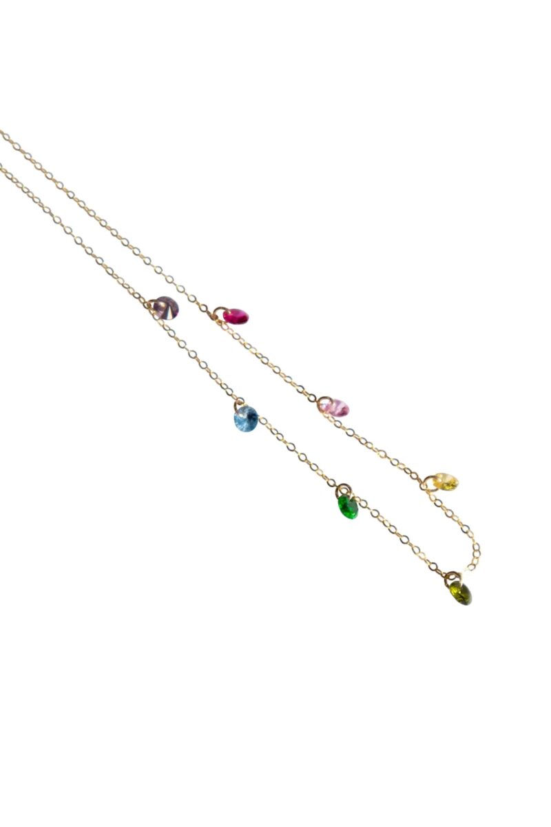 Lilian — Rainbow Zircon Necklace - Image 5