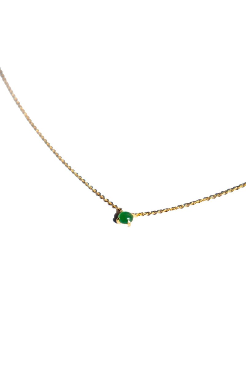 seree Atelier | Mila — Imperial Green Jade Necklace - Image 2