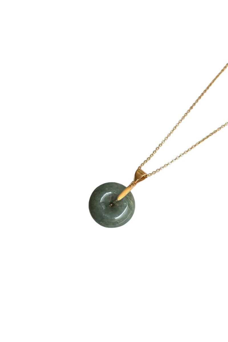Button — Jade Pendant Necklace - Image 2