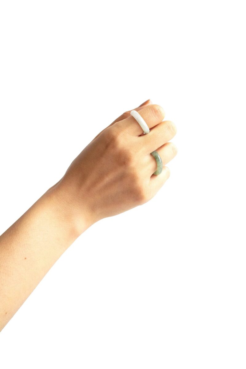 Chess — Light/Dark Cyan Jade Ring - Image 7