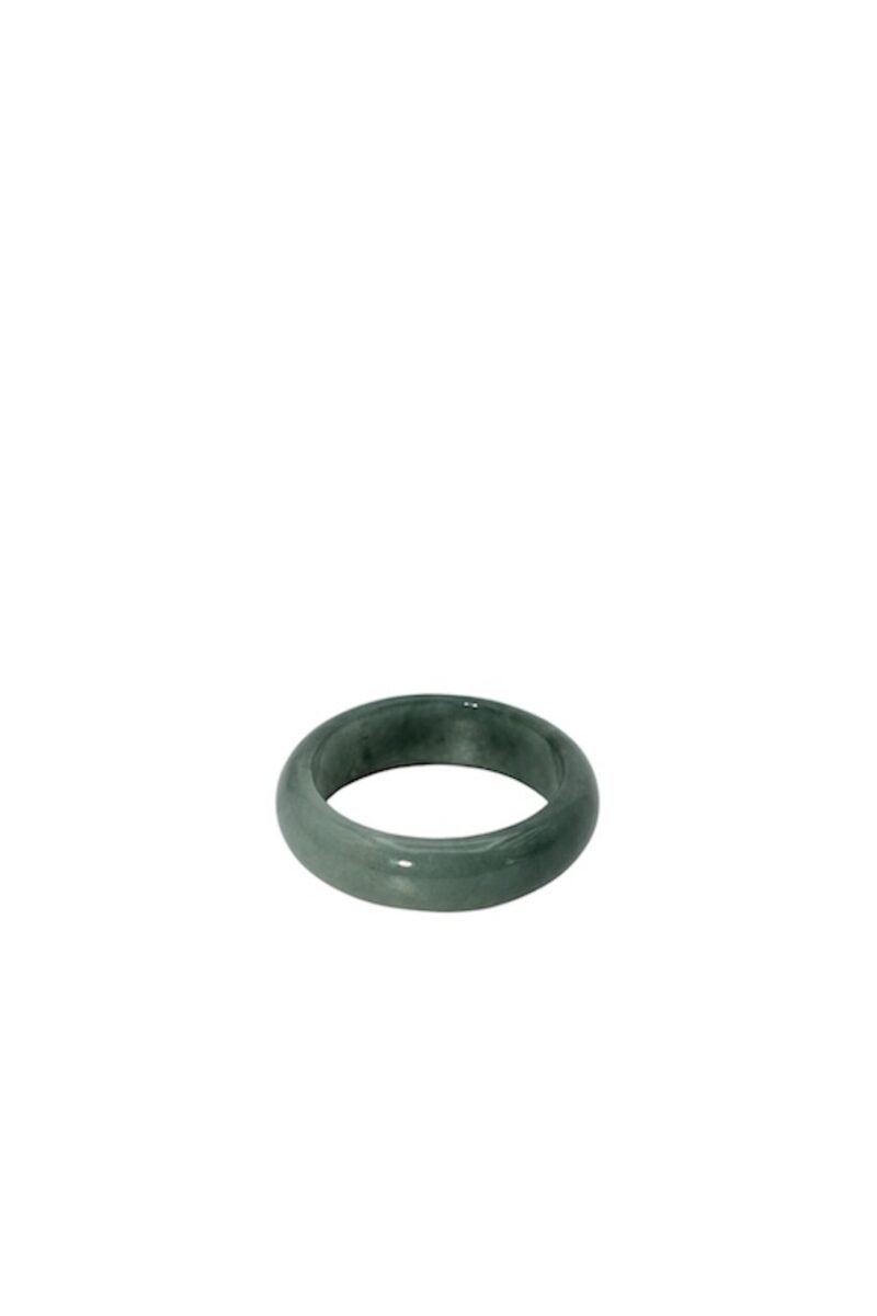 Chess — Light/Dark Cyan Jade Ring