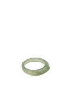 Dia — Structured Green Jade Ring