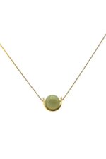Equinox — Green Bead Jade Necklace
