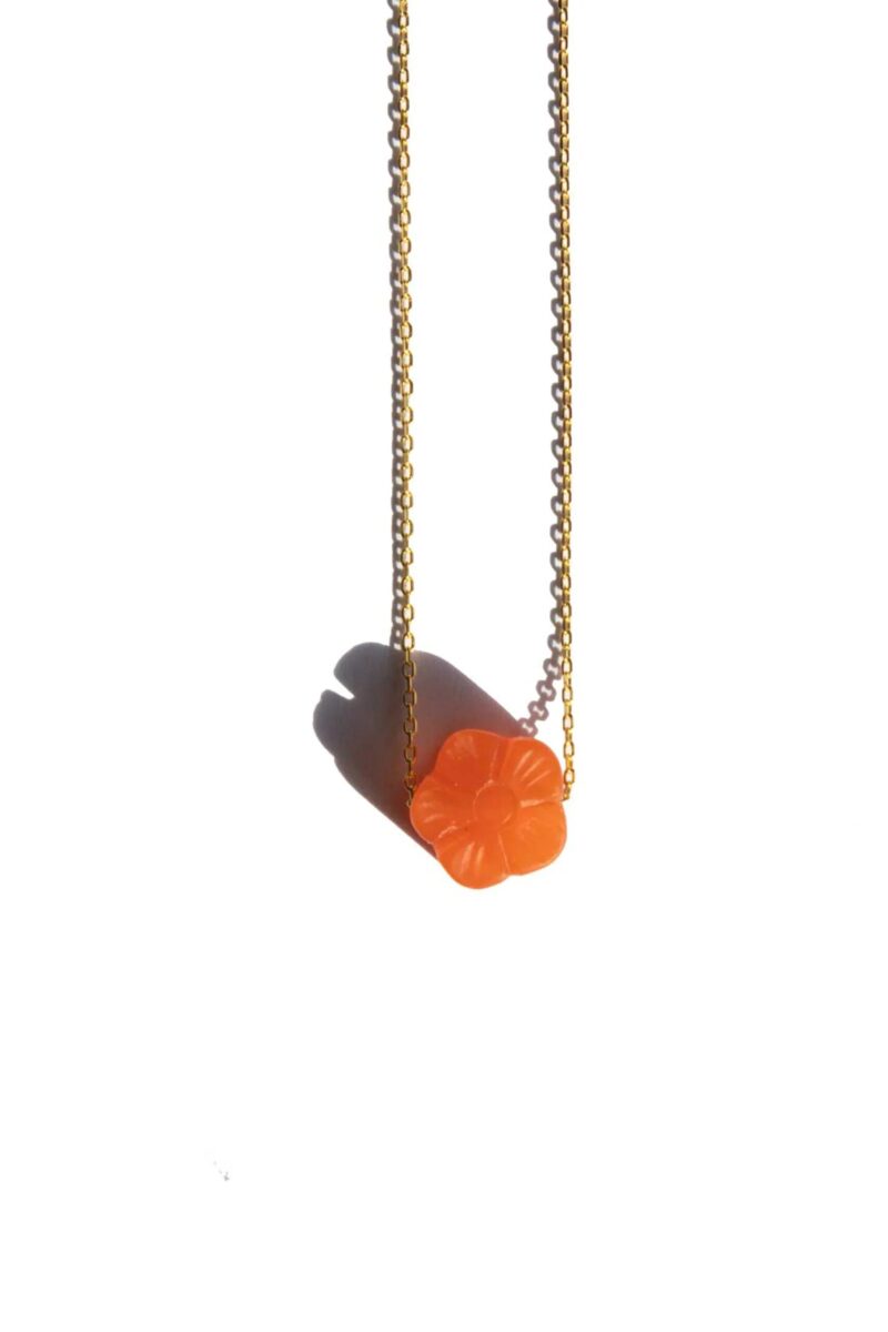Kyoto — Flower Pendant Necklace - Image 4