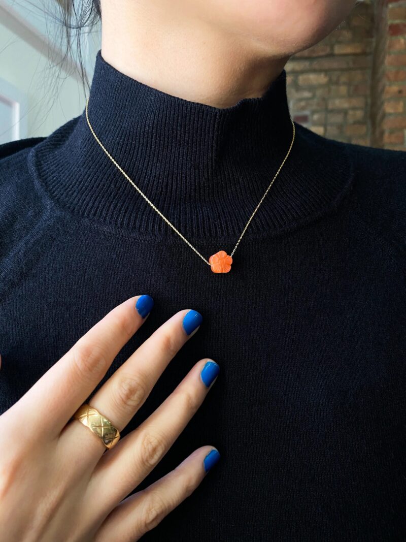 Kyoto — Flower Pendant Necklace - Image 5