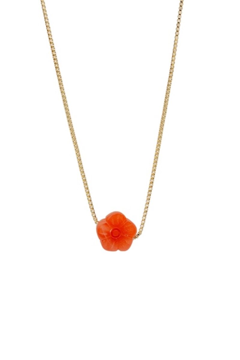 Kyoto — Flower Pendant Necklace - Image 2