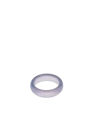 Mist — Grey Purple Jade Stone Ring