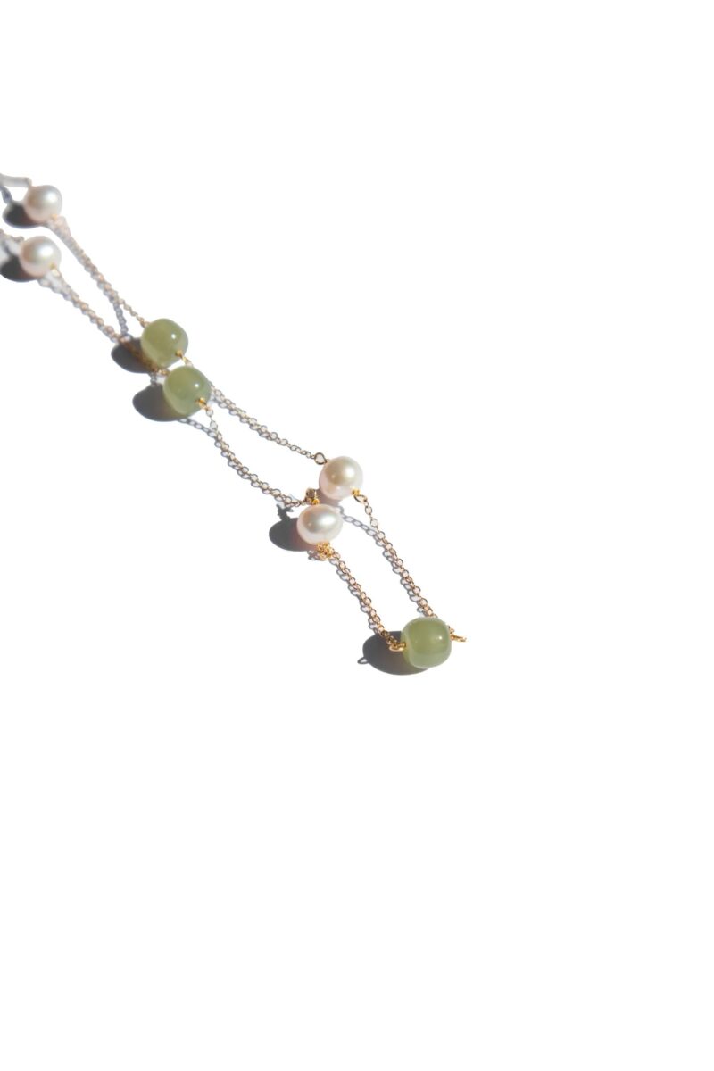 Olivia — Jade Pearl Necklace - Image 3