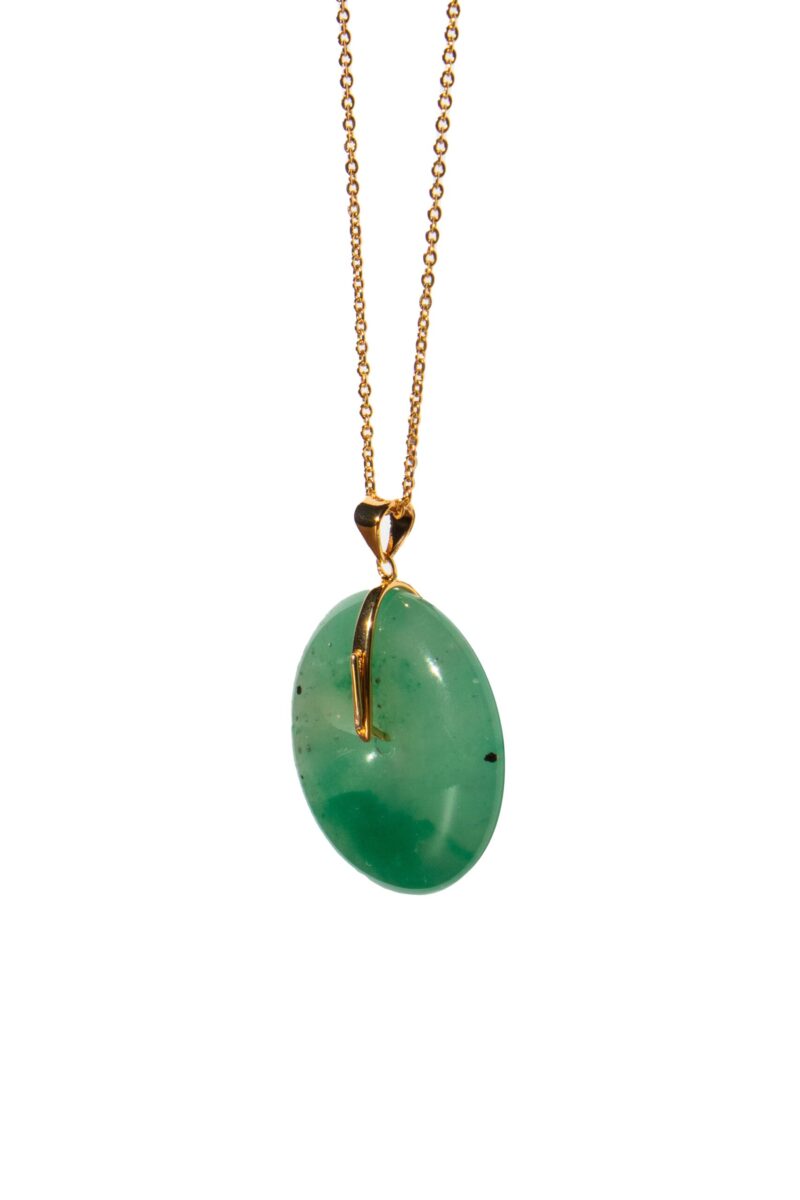 Oro — Jade Stone Pendant Necklace - Image 3