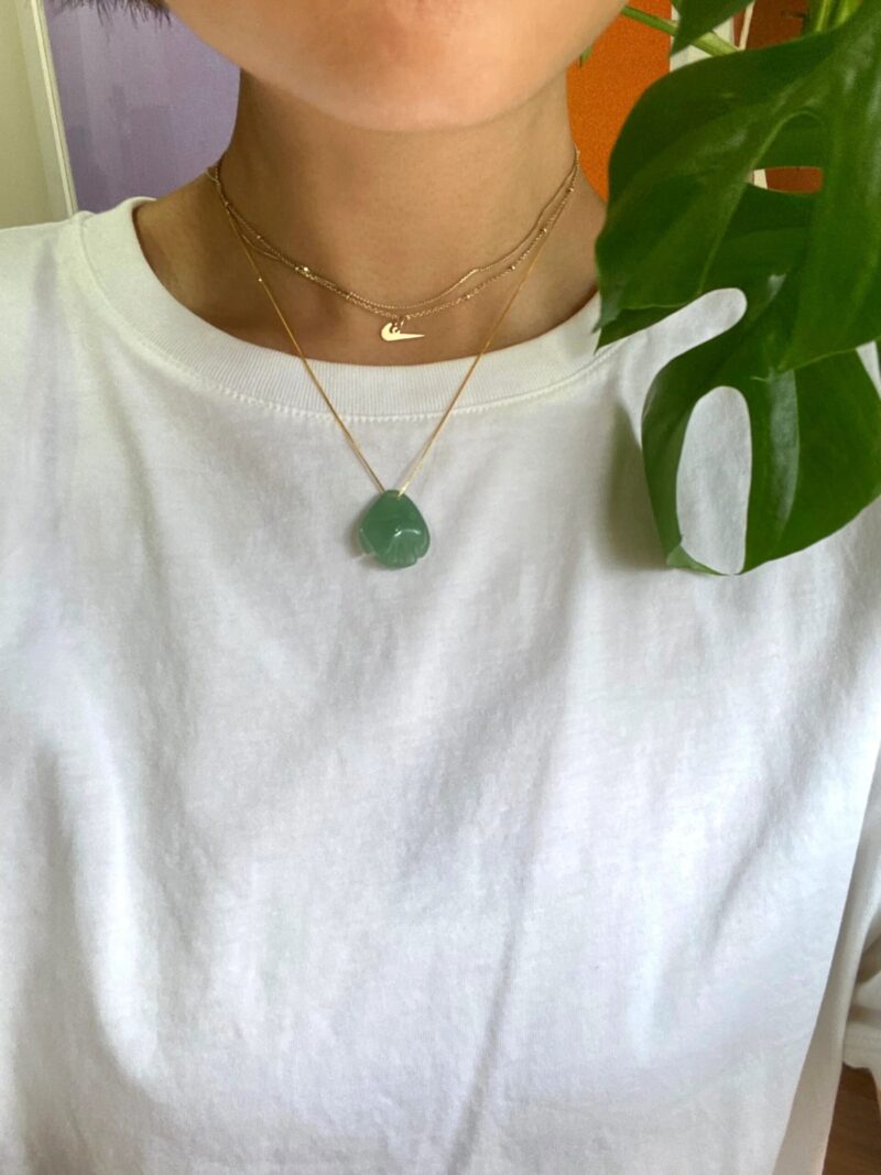 Zodiac collection | Pisces — Jade stone necklace - Image 2