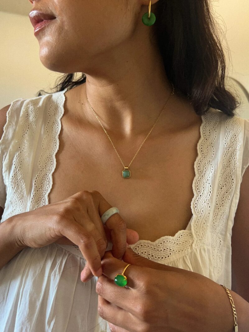 Puzzle — Jade Stone Pendant Necklace - Image 5