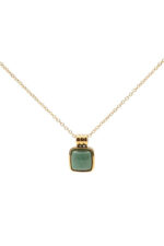 Puzzle — Jade Stone Pendant Necklace