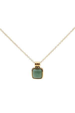Puzzle — Jade Stone Pendant Necklace