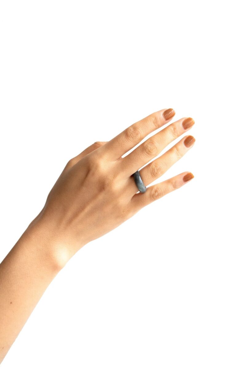Sesame — Grey Jade Ring - Image 2