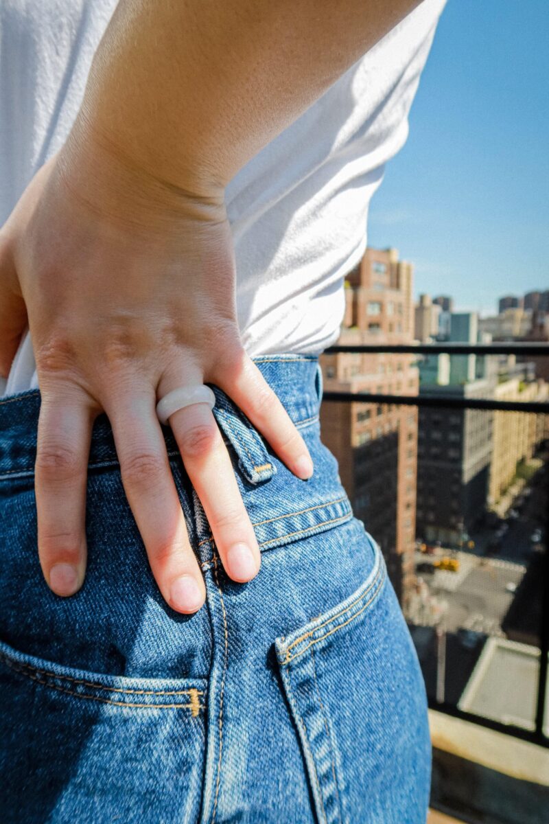 Tee — White Jade Stone Ring - Image 5