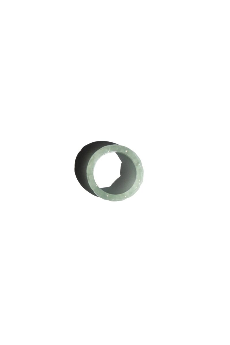 Weave — Off-White Jade Ring - Image 3