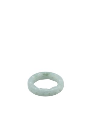 Weave — Off-White Jade Ring