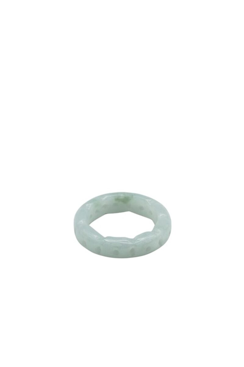 Weave — Off-White Jade Ring
